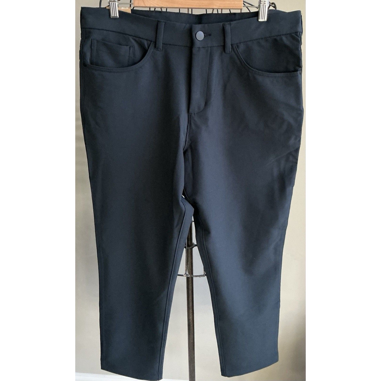 Panama Jack Pants Mens Flex Chino Polyester Stretch Black 36 X 30 Nwot
